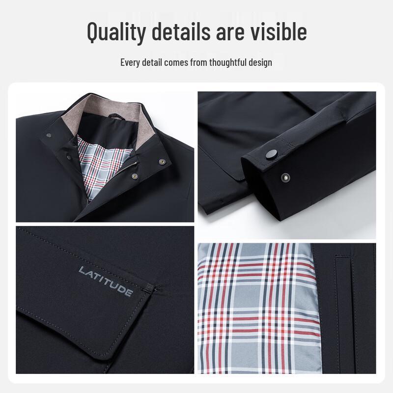 MONTAGUT Men's Business Casual Windproof Jacket
