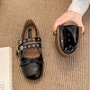 White Retro Ballet Style Light Mouth Flat-soled Single Shoes Women's 2025 New Spring and Autumn Versatile French Soft-soled Mary Jane Shoes