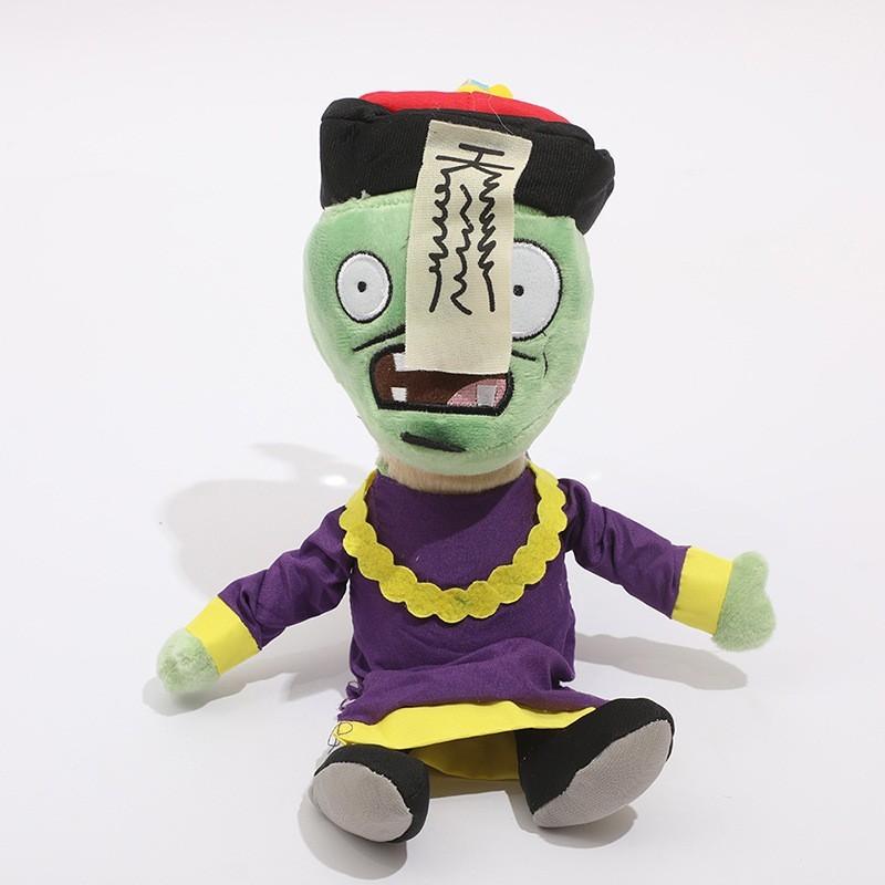 Plants Vs Zombies Sports Newspaper Roadblock Iron Bucket Zombie Plush Toy Doll For Kids And Collectors