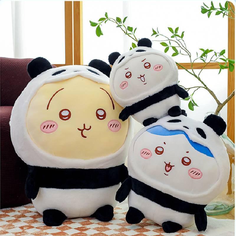 Chiikawa Toy Plush Panda Cartoon Stuffed Animal Doll Room Decoration Gifts Kids