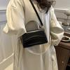 High Quality PU Leather Handbag Purse Women's Bag Solid Color Shoulder Crossbody Bags Lady Messenger Small Tote