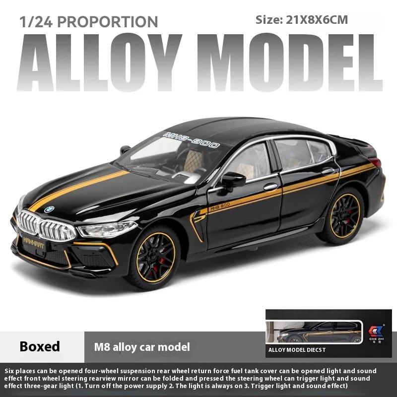

1/24 BMW M8 MANHART MH8 800 Суперкар Литой Металлический Сплав Модель Машины Коллекционирование Хобби Книжная Полка Компьютер Украшение Подарок для Друга Коробка чёрный