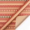 Retro Christmas Gift Wrapping Paper – Kraft Style for Party Gifts and Boxes