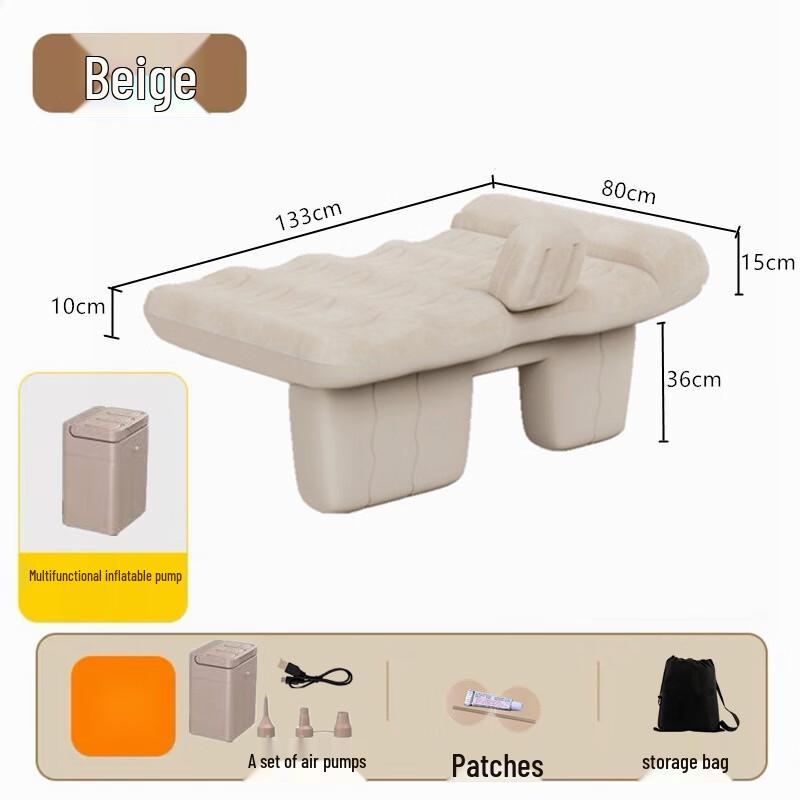 Car Inflatable Back Seat Travel Mattress