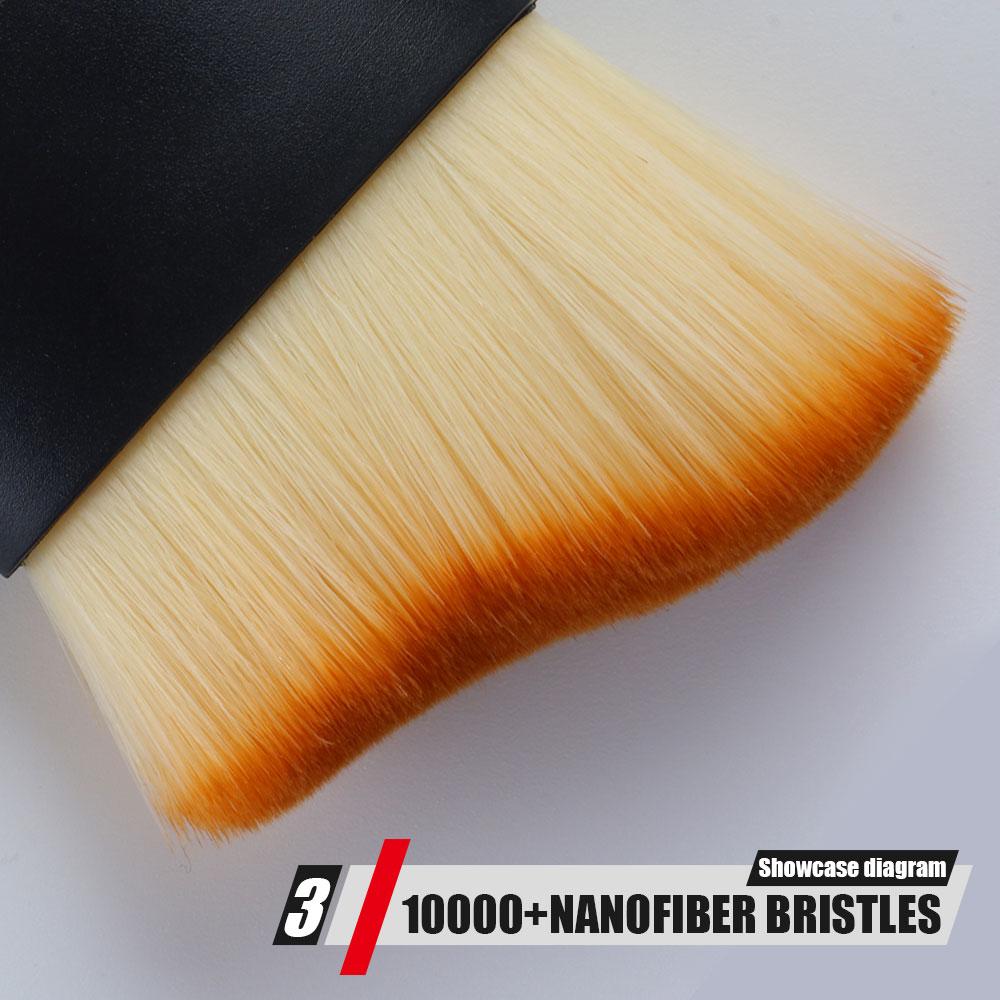 1pc/2pcs Car Interior Cleaning Soft Brush Gap Dust Removal Tools For VW Golf POLO GTI Sagitar Lamando Jetta Magotan Accessories BDL1