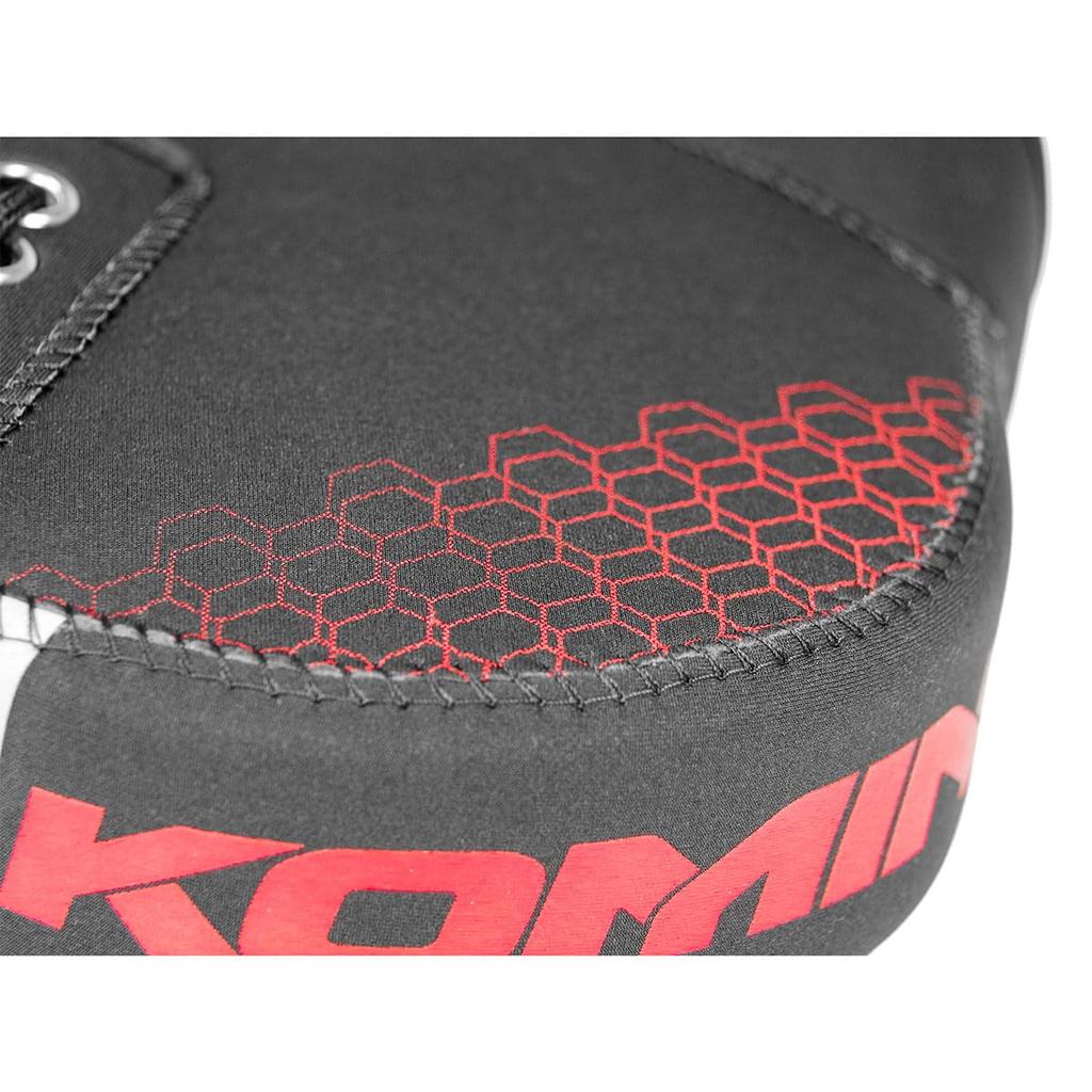 KOMINE Motorcycle Neoprene Handlebar Warmer Free Windproof Plus, Black/Red, Size, AK-348 1300,