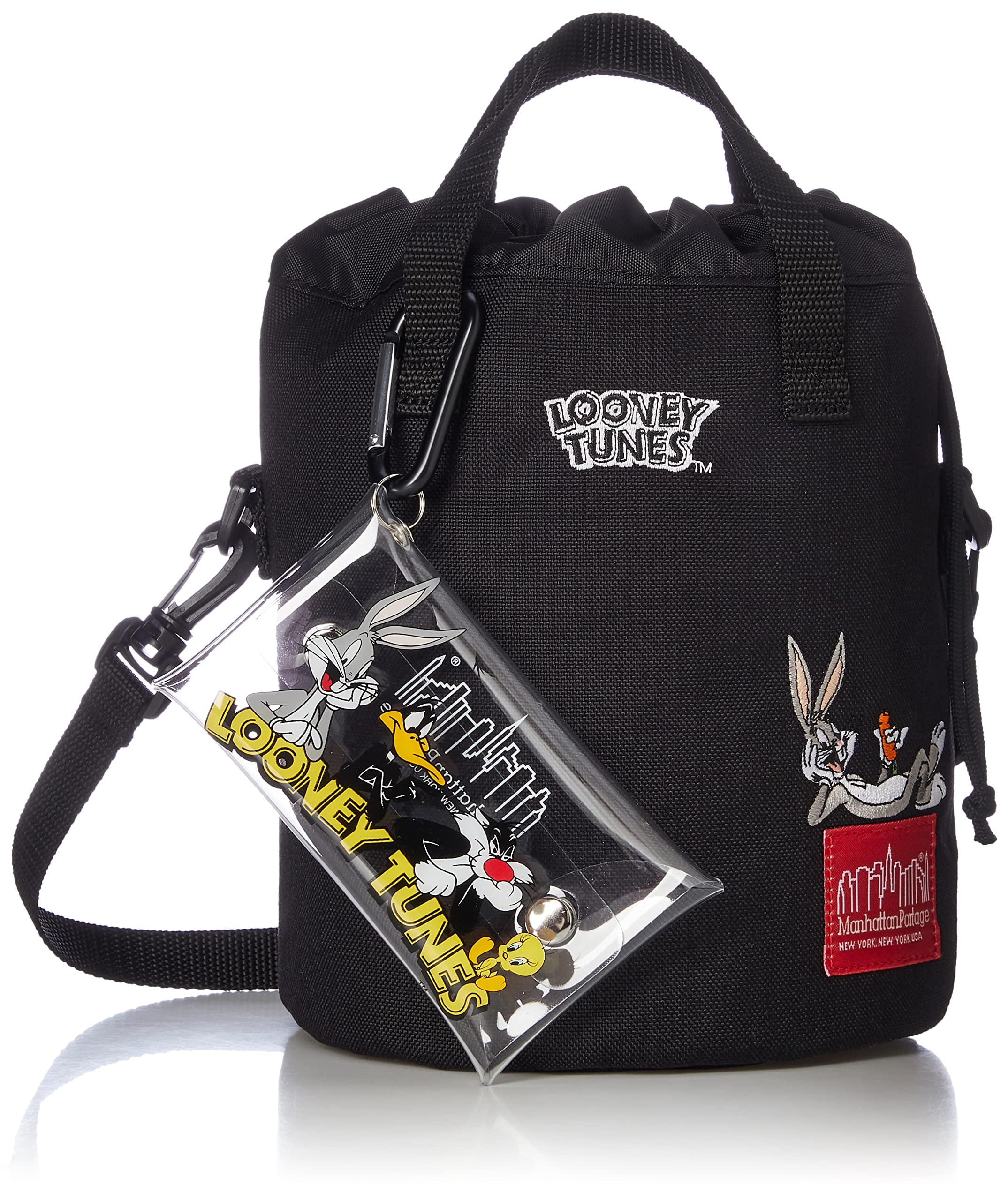 

Genuine Shoulder Bag Iona Island Shoulder Bag Looney Tunes Black [Manhattan Portage] [Official] чорний