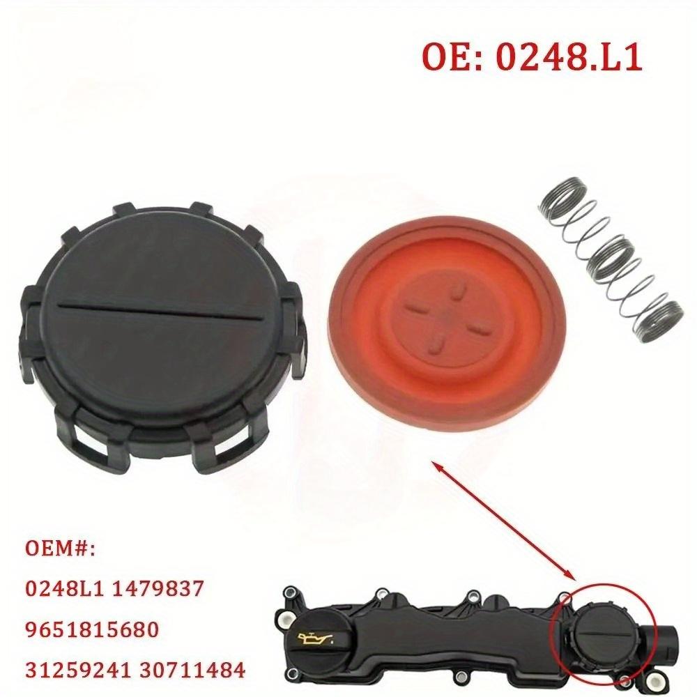 

Engine PCV Valve Cover Repair Kit With Membrane For Citroen 1.6 HDI Berlingo C5 For Peugeot Exhaust Valve Cover OE 0248L1 1set