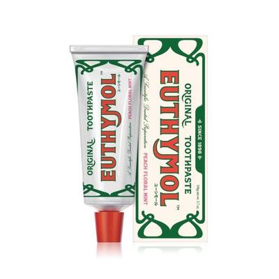 Ginza Stephanie EUTHYMOL Toothpaste Peach Floral Mint Flavor 106g
