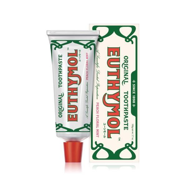 Ginza Stephanie EUTHYMOL Toothpaste Peach Floral Mint Flavor 106g