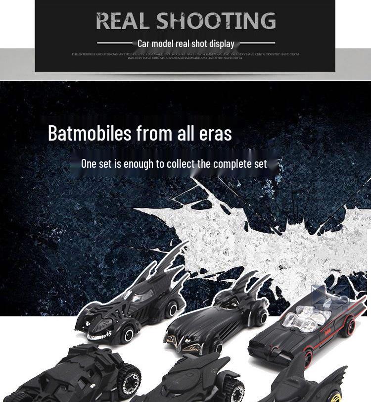 6th Gen Batmobile Alloy Set: Children's Toy Car Model