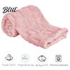 Love Themed Throw Solid Color Soft Touch Fluffy Plush Blanket Baby Heat Pattern All Season
