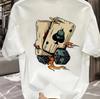 Fashionable Casual Loose Creative Poker and Dice Printed Sports Round Neck Short Sleeved Tshirt