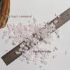 Natural Crystal Pebble Bracelet & Irregular Nail Art Stickers – Jewelry, Decor & Fish Tank Accessories