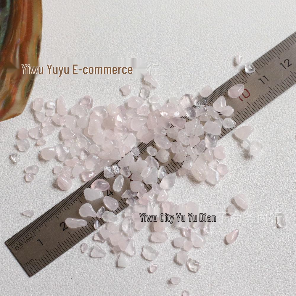 Natural Crystal Pebble Bracelet & Irregular Nail Art Stickers – Jewelry, Decor & Fish Tank Accessories