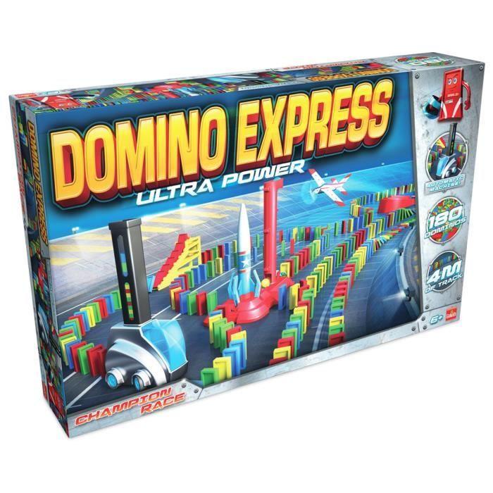 Jeu de construction - goliath - domino express ultra power - 180 dominos - a partir de 6 ans