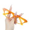 Vintage Glasses for Adult and Kids with Rhinestones Unisex Nerd Styles Clear Lens Glasses for Cosplay Costume Party