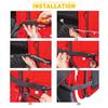 Door Limiting Strap Check Wire Protecting Harness for Jeep Wrangler JL JT JK JKU