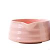 Ceramic Matcha Bowl Handcrafted Porcelain Tea with Pouring Spout for Friends Household