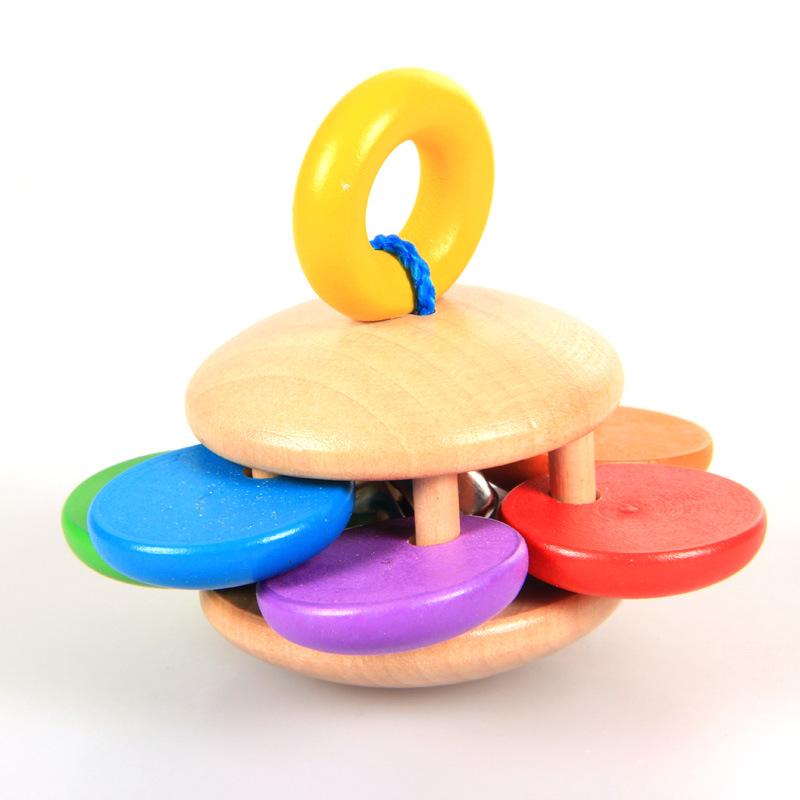 Wooden Rattle & Orff Instrument for Baby & Toddler Early Education