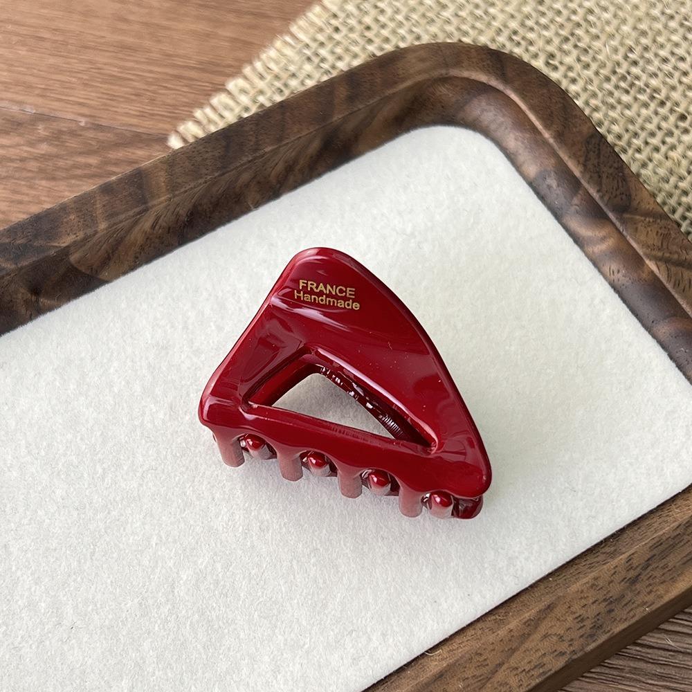 

Acetate Triangle Design Hair Clip Small Exquisite Hair Clips Bows for Women Summer Fashion Claw Clip Girl Hair Accessories 1PC