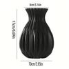High Value Pineapple Plastic Vase Flower Arrangement Home Display Modern Light Luxury Simulation Plastic Vase