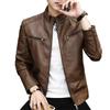 Men's Slim Fit PU Leather Jacket - Spring & Autumn Fashion Trend