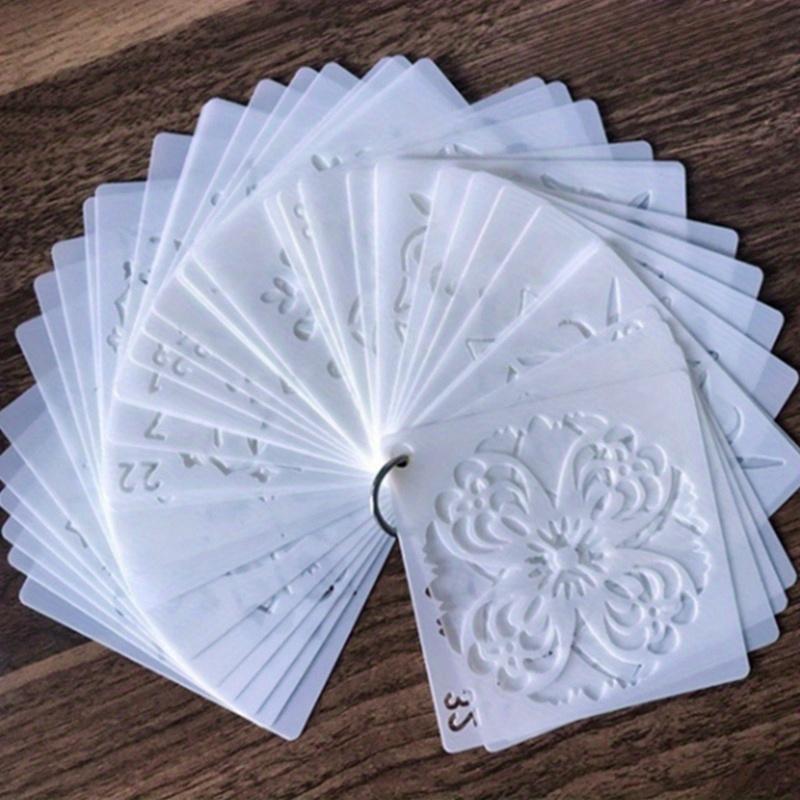 

Мандала Трафарети DIY Домашнє оздоблення Малюнок Лазерне вирізання Шаблон Настінний трафарет Картина для дерев’яної плитки Тканина