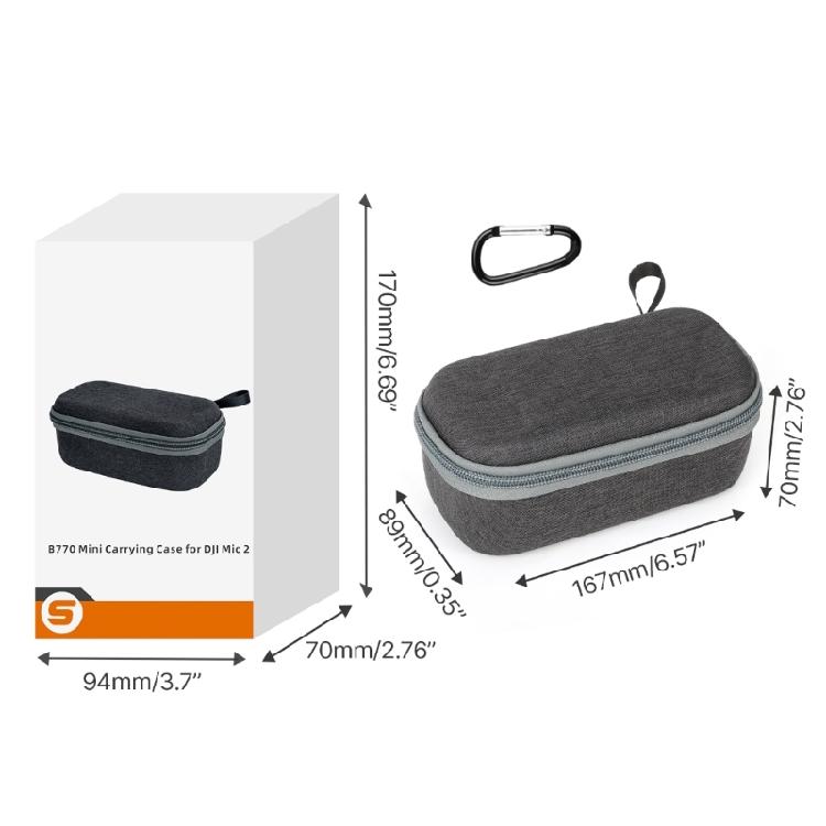 Wireless Microphone Case Mic Cover Mic Bag Microphone Hard Carrying Travel Case