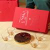 Ge Bei Tang Chinese Style 24K Gold Lead-Free Crystal Glass Tea Set