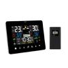 Weather Forecast Station Moon Phase Tides Tracking Wireless Sensor Color Display Temperature Humidity Monitor Alarm Clock