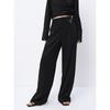 Peacebird Women's High-Waist Drape Straight Leg Pants