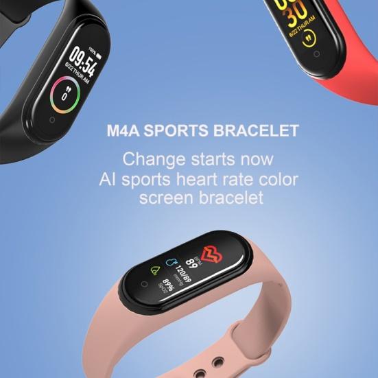 M4-WK Sleep Heart Rate Monitoring Step Counter Bluetooth-compatible Sport Smart Bracelet