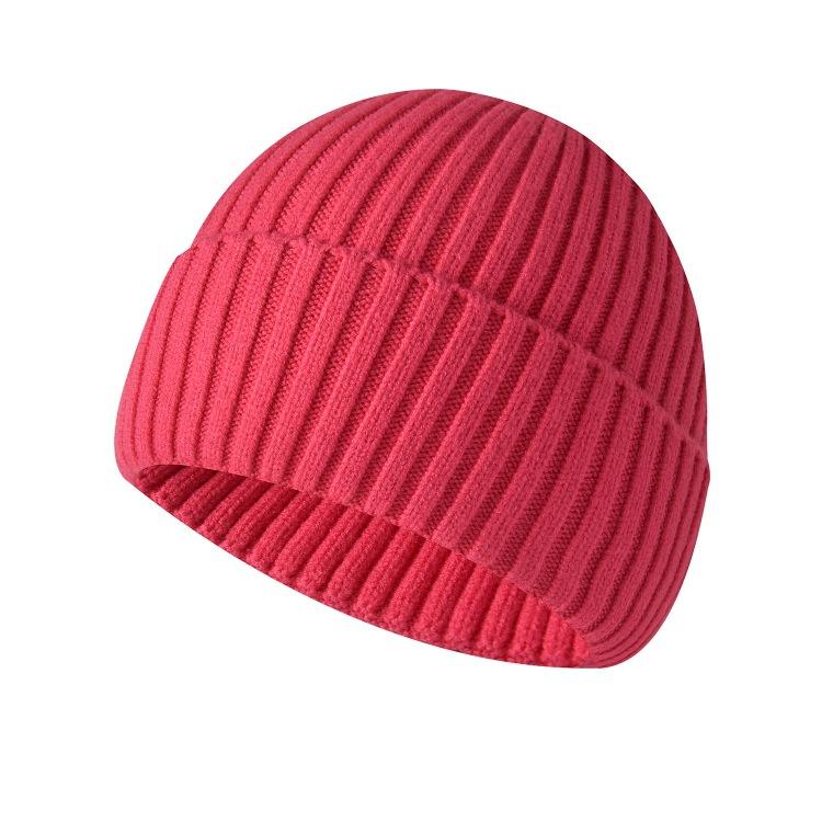 Thickened Knitted Hat Autumn and Winter Warm Wool Hat Outdoor Sports Cycling Hat Cold Hat