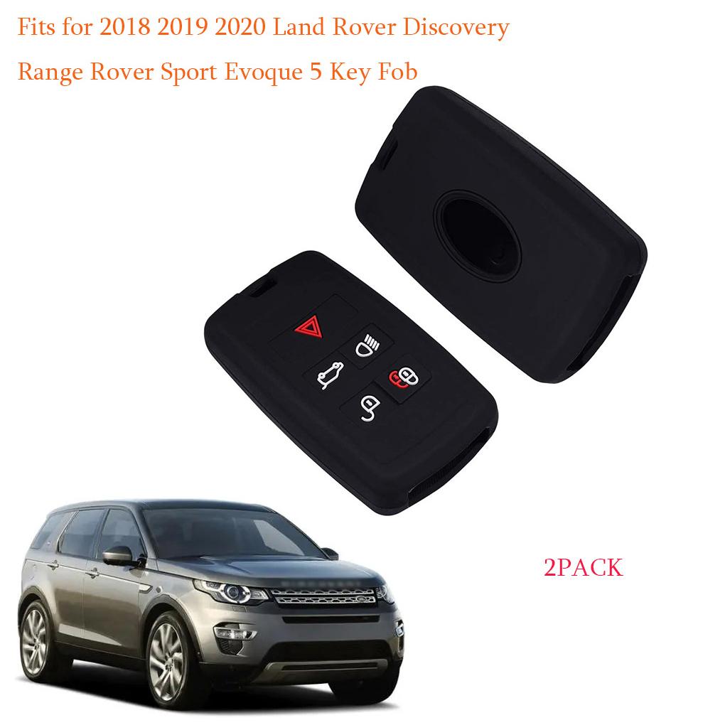 Pack of 2 Car Remote Key Cover 5-button Case Automobile Shell Supply