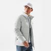 Li-Ning Water-Resistant Solid Color Stand Collar Zipper Comfortable Breathable Short Down Jacket Men jackets Droplet-Gray AYMU097-3