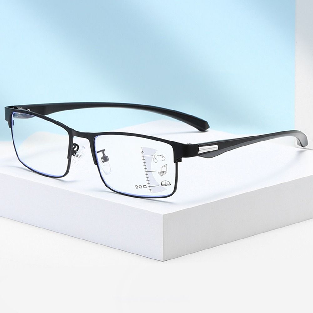 Fashion Progressive Multifocal Reading Glasses Women Business Presbyopia Eyewear TR90 Flexible Photochromic Eyeglasses