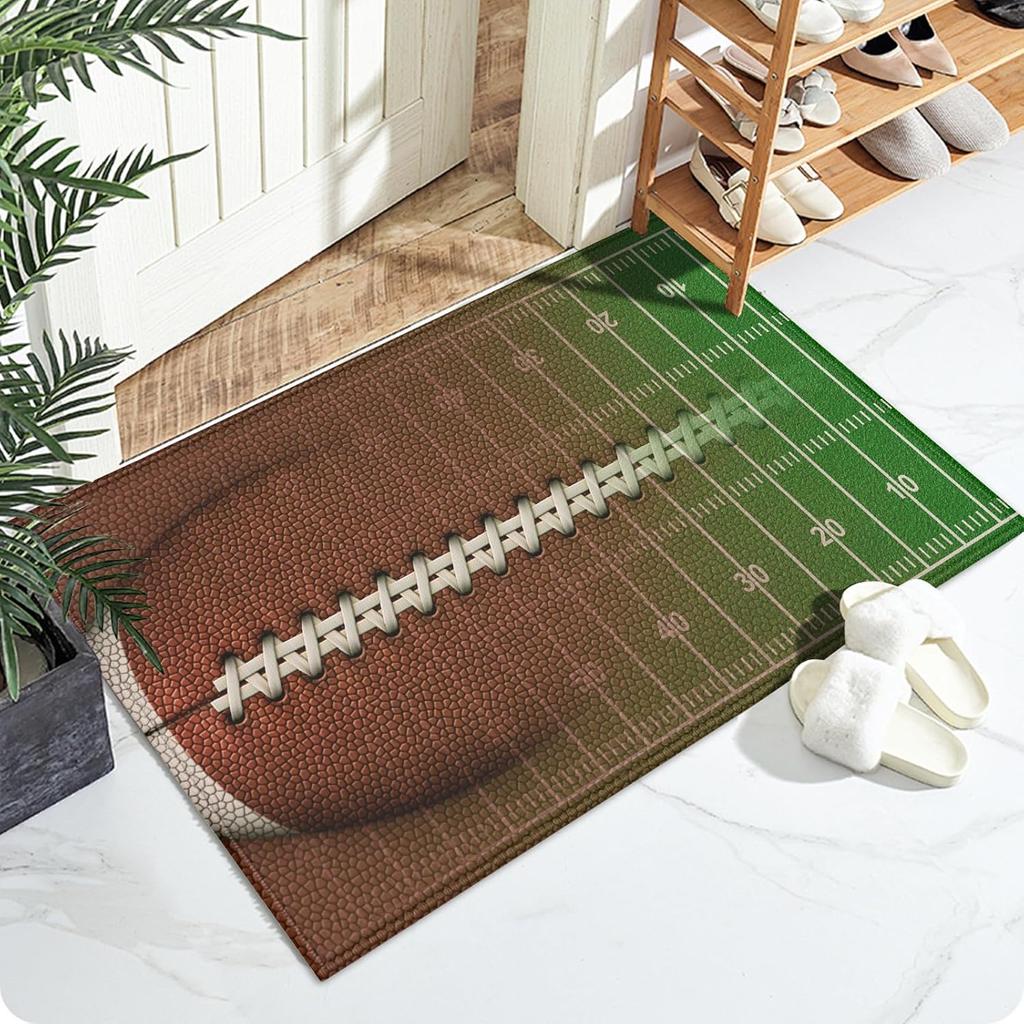 Kürbis Ahornbaum Herbst Herbstblätter Teppich Matte Teppich Thanksgiving Waschbar Rutschfest Heimdekoration für Badezimmer Küche Innen