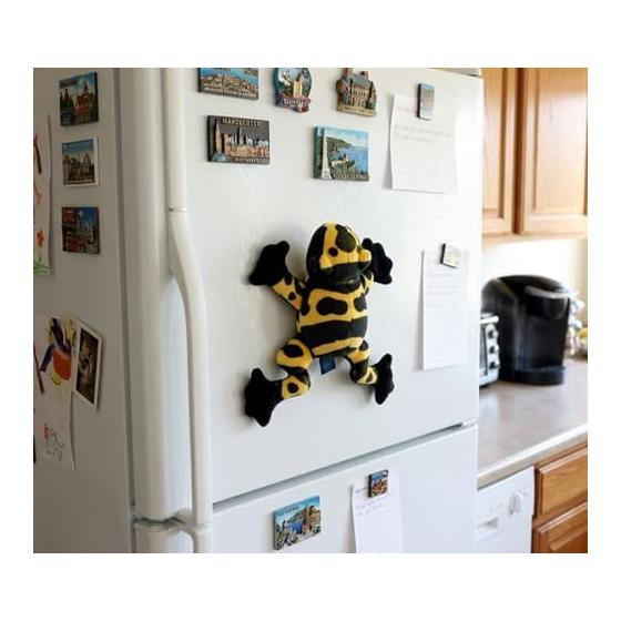 Takeoff Plush Magnet Poison Dart Frog Animania Series Magnetic Hands and Feet Refrigerator Curtain Tassel