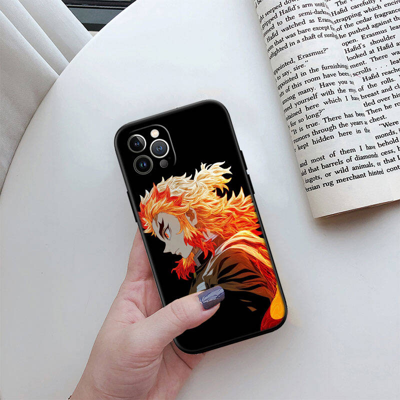 MH10 Anime Demon Slayer Phone Shell Case for iPhone 7 8 11 12 13 14 15 16 17 16E XS Pro Max XR X SE Air