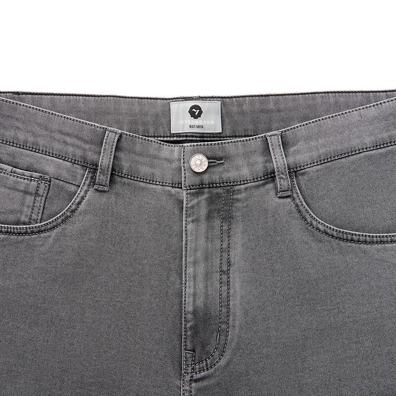 Septwolves Men's Straight-Leg Washed Denim Jeans