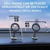 Car Phone Holder 360 Degree Rotating Magnetic Mount Metal Navigation Stand