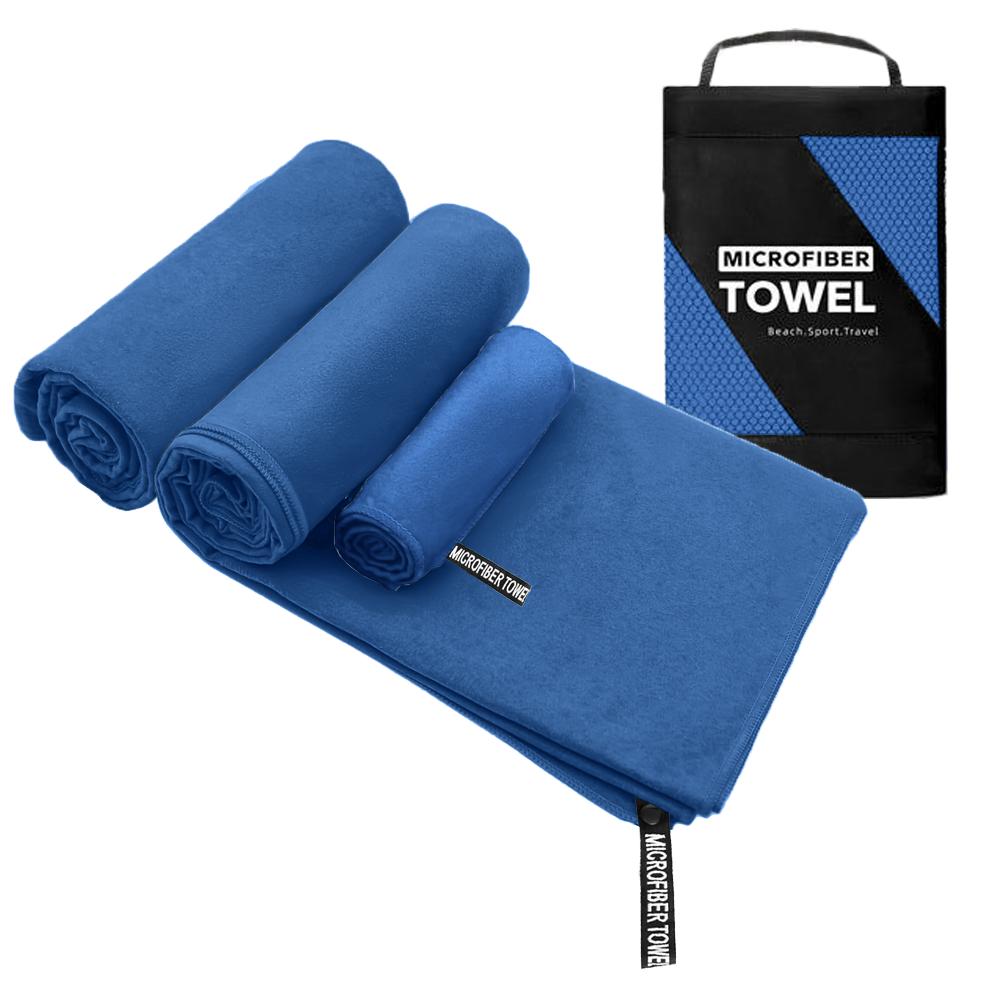 Königsblaues Poolhandtuch, Mikrofaser Schnelltrocknendes Handtuch, Hohe Wasseraufnahme & Sandbeständiges Strandtuch, Ideal Für Camping, Fitnessstudio