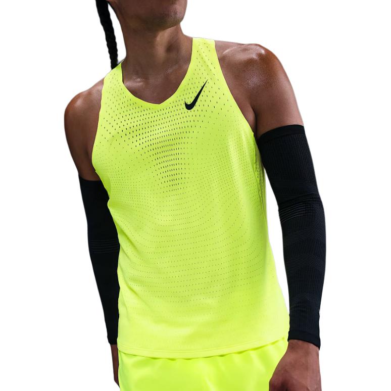 Nike AeroSwift Men s Dri-FIT Adv Running Singlet Neon Yellow|M