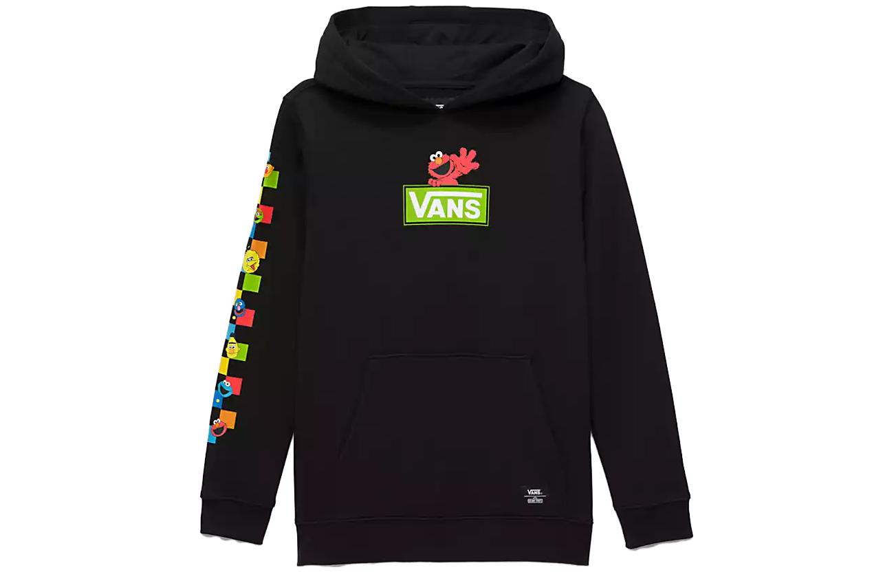 Vans X SESAME STREET Kids Sweatshirts Hooded Moderate VN00087SBLK XL