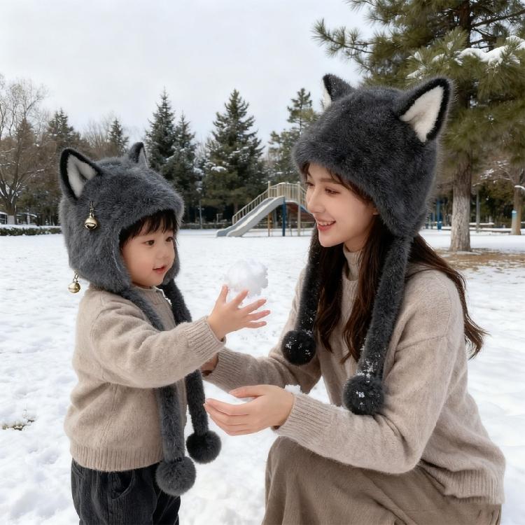 Soft Foxes Ears Hat Ensuring Comfort and Style Fashion Outdoor Ear Earmuffs for Winter Wear and Activity