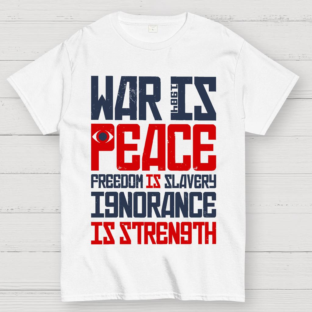 War Is Peace Unisex 100% Cotton Summer Casual Cool Loose T-Shirt