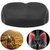 PU-Leder Fahrradsattel Verbreitert Bequem Atmungsaktiv Dämpfend Weich Fahrradsitzkissen Schwarz
