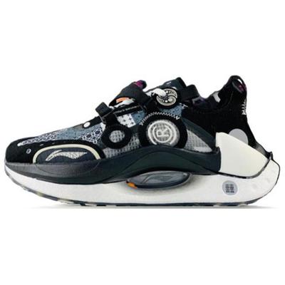 Li Ning Absolute Shadow CRC Reflectorizante Pantofi de alergare cu profil redus Femei pantofi de alergare Negru ARYR008-2