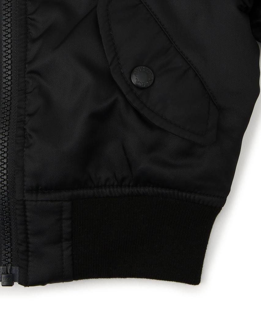 Avirex Logo 130 Kids' MA-1 Jacket, 010, Black, 783-4952951